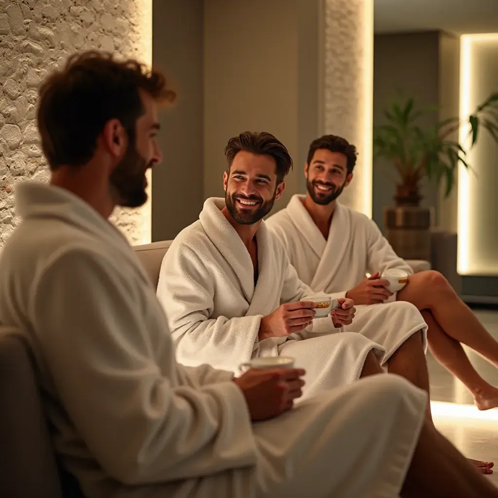 Imagen de un gráfico que muestra la mejora del metabolismo en hombres mayores.